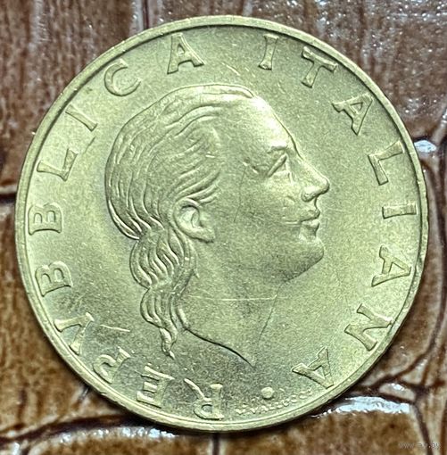 Монета 200 лир. 1993 год, Италия. 70 лет военной авиации.