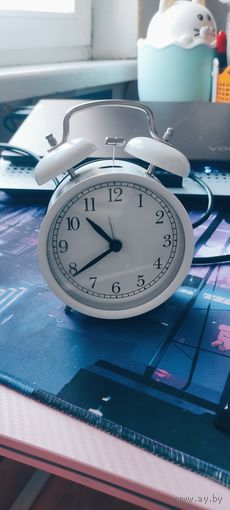 Будильник IKEA DEKAD белый оригинал
