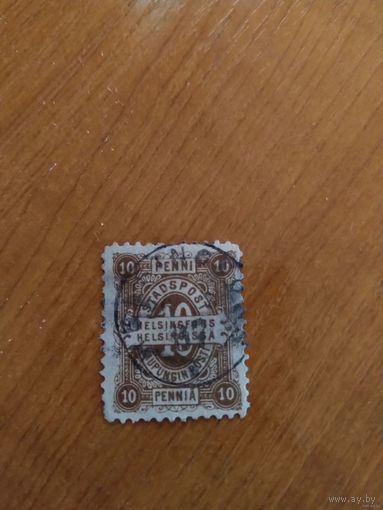 1884-87 Россия Великое княжество Финляндское городская почта Хельсинки перфорация 11 1/2 (5-3)