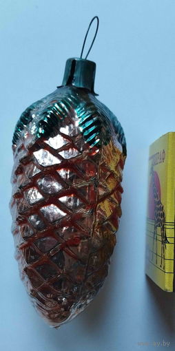 Елочная игрушка СССР. Шишка