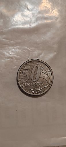 Бразилия 50 сентавос 2009