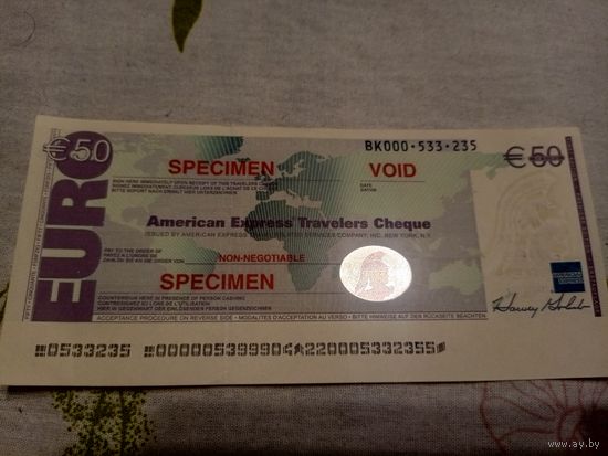 Чек "американ экспресс" \2