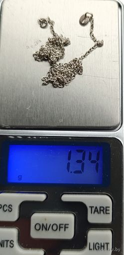 Цепочка, серебро. 40 см.