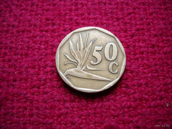 ЮАР (Южная Африка) 50 центов 1992 г.