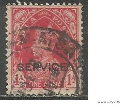 Индия. Король Георг VI. Служебная марка. 1937г. Mi#96.