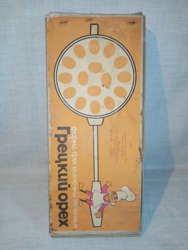 Коробка от формы для выпечки Грецкий орех СССР