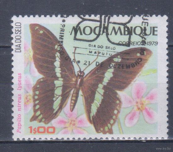 [1639] Мозамбик 1979. Фауна.Бабочка. Гашеная марка. 1