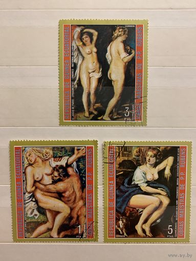 Экваториальная Гвинея. Искусство Рубенса. Марки из серии