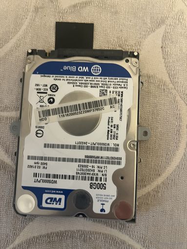 Накопитель от ноутбука "Леново", (жёсткий диск) пустой.