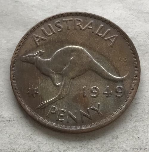 Австралия 1 пенни 1949 Георг VI
