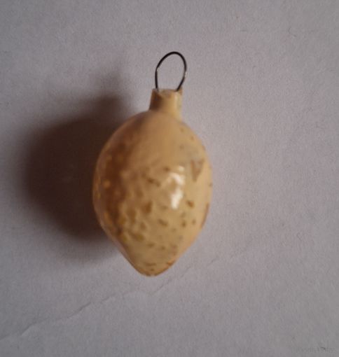 Елочная мини игрушка Лимон из московского набора Малютка