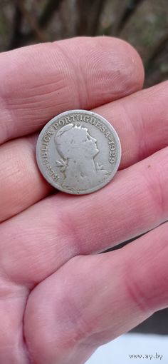 МОНЕТА 50 ЦЕНТАВОС 1929 ГОД ПОРТУГАЛИЯ .  ОРИГИНАЛ  .  Распродажа Коллекции !!! . Экспресс  Аукцион не с рубля без МПЦ и прочего  .Много лотов в продаже