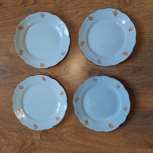 Блюдца "Коростень" 50-60-е гг.. 3-й сорт