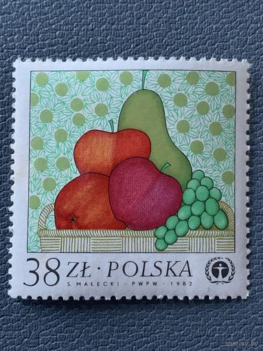 Польша 1982. Искусство. S. Malecki