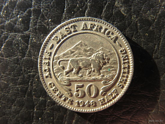 Британская Восточная Африка. 50 центов. 1948. С 20 копеек. Распродажа коллекции. Смотрите другие лоты.