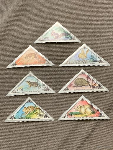 Монголия 1983. Грызуны. Полная серия