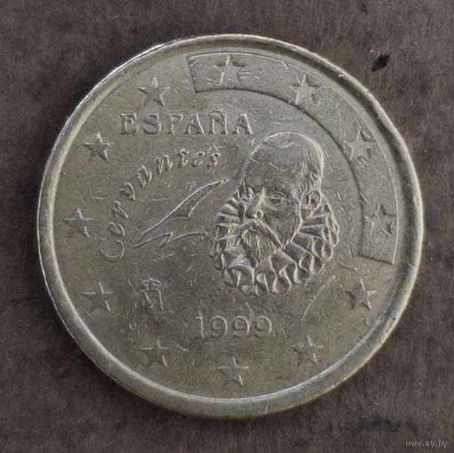 Испания  50 евроцентов 1999 г., KM# 1045