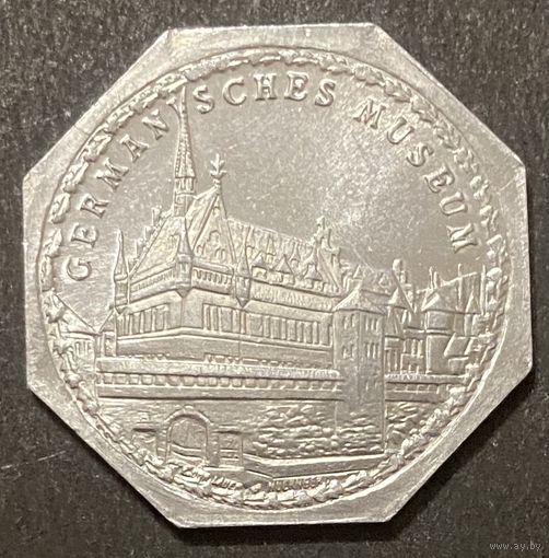 Германия Нюрнберг нотгельд 20 пфеннигов 1919 год. Немецкий музей. трамвайный жетон