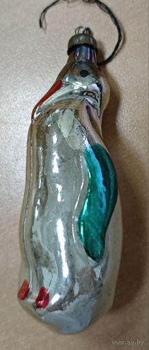 Елочная игрушка. Пингвин. СССР
