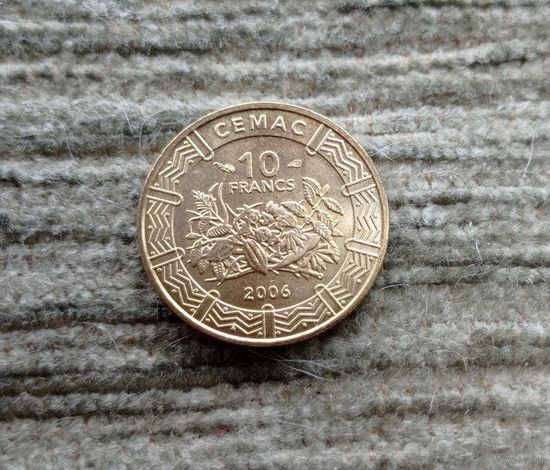 Werty71 Центральная Африка 10 франков 2006
