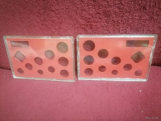 Пластиковая коробка футляр для годового набора монет СССР