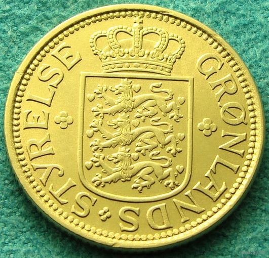 Гренландия. 50 эре 1926 год  KM#7   Тираж: 195.837 шт