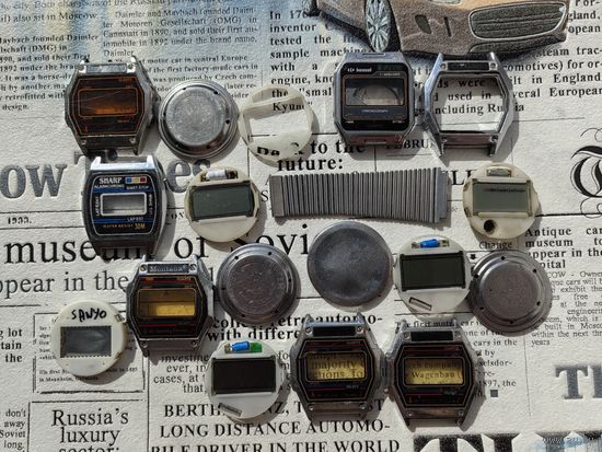 Лот запчастей к часам типа Montana, Citizen, Kessel, Sharp, Sanyo и др. ТОЛЬКО ВСЁ ВМЕСТЕ - ОДНИМ ЛОТОМ!!! #1