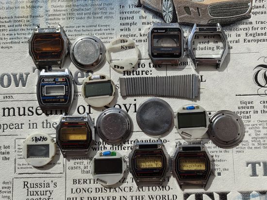 Лот запчастей к часам типа Montana, Citizen, Kessel, Sharp, Sanyo и др. ТОЛЬКО ВСЁ ВМЕСТЕ - ОДНИМ ЛОТОМ!!! #1
