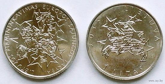Литва, 1 лит 2013 г. "Председательство Литвы в Совете Евросоюза"