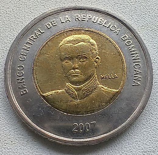 Доминикана 10 песо, 2007  3-7-12