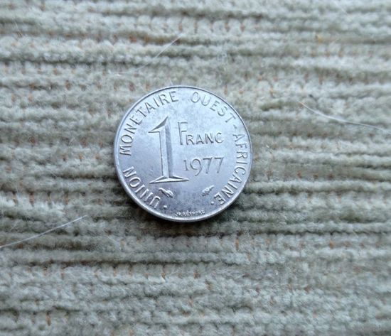 Werty71 Французская Западная Африка 1 франк 1977