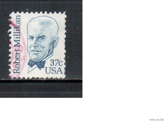 США-1982, (Мих.1526) ,  гаш. , Стандарт , Личности, Физик(одиночка),