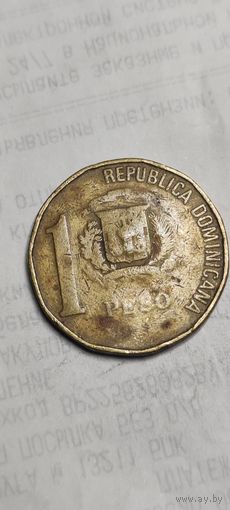 Доминиканская республика 1 песо 1991