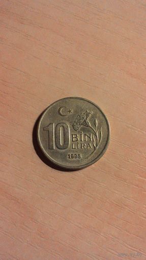Турция, 10000 лир 1998.