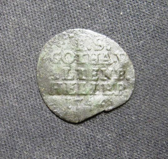 1 Геллер 1744 г. редкий