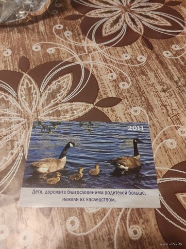 Календарик,пресса,2011