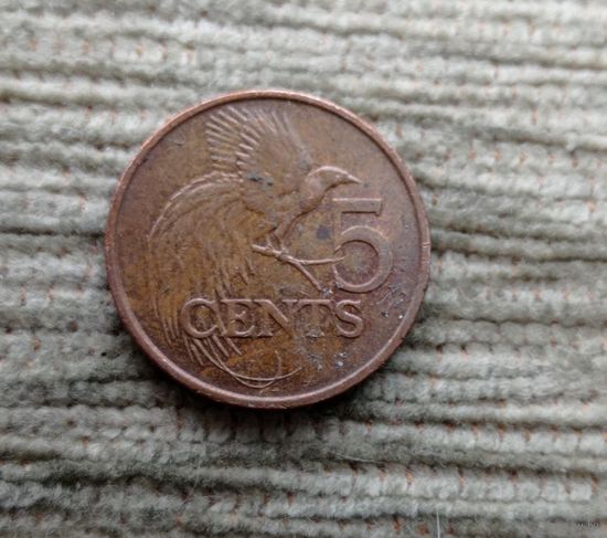 Werty71 Тринидад и Тобаго 5 центов 2003 Райская птица