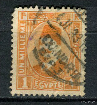 Египет - 1927/1933 - Король Фауд 1M - [Mi.119] - 1 марка. Гашеная.  (Лот 35BB)