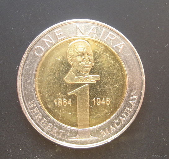 Нигерия 1 найра. 2006г.