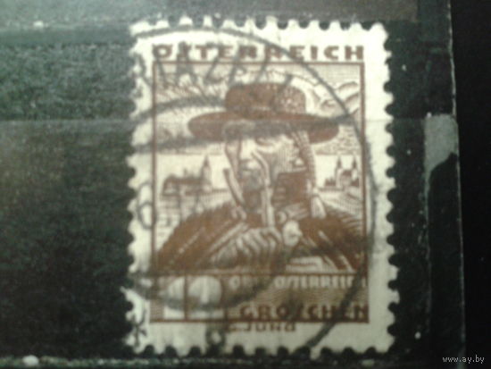 Австрия 1934 Стандарт, народный костюм  12 грошей