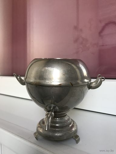 Часть Сувенирный самовар Шар СССР Латунь