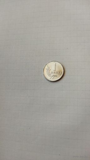 1 грош 1949 г. Польша.