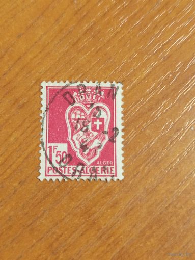 1942 Французская колония Алжир герб (4-3)