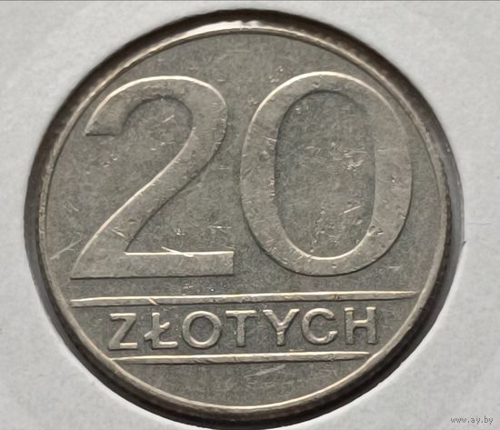 Польша. 20 злотых 1990 года. (*)