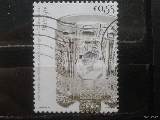 Португалия, 2003. История стеклянного искусства. Чаша Марии II (19 век)