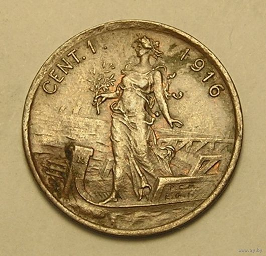 Италия, 1 Чент. 1916