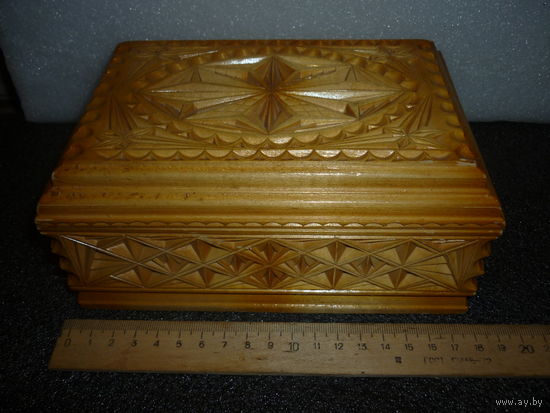 Резная Шкатулка. Ручная работа. СССР