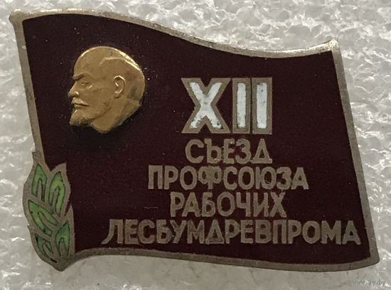 12 Съезд профсоюза рабочих ЛЕСБУМДРЕВПРОМА