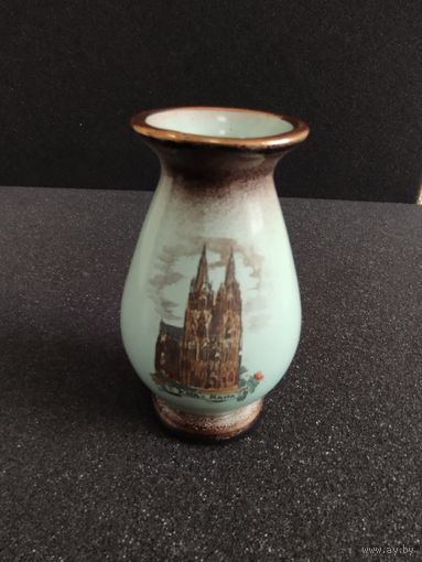 Вазочка миниатюрная Кёльн, высота 9.5 см. Германия