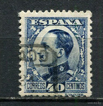 Испания (Королевство) - 1930/1931 - Король Альфонсо XIII 40C - [Mi.569II] - 1 марка. Гашеная.  (Лот 20Fx)-T25P36
